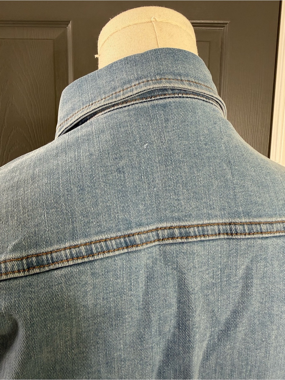 7 For All Mankind Luxe Denim Dress - Picture 8 of 11